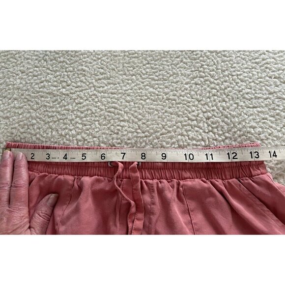 Calvin Klein Jeans Women’s Lightweight Drawstring Waist Shorts Coral Size XS - Picture 5 of 9